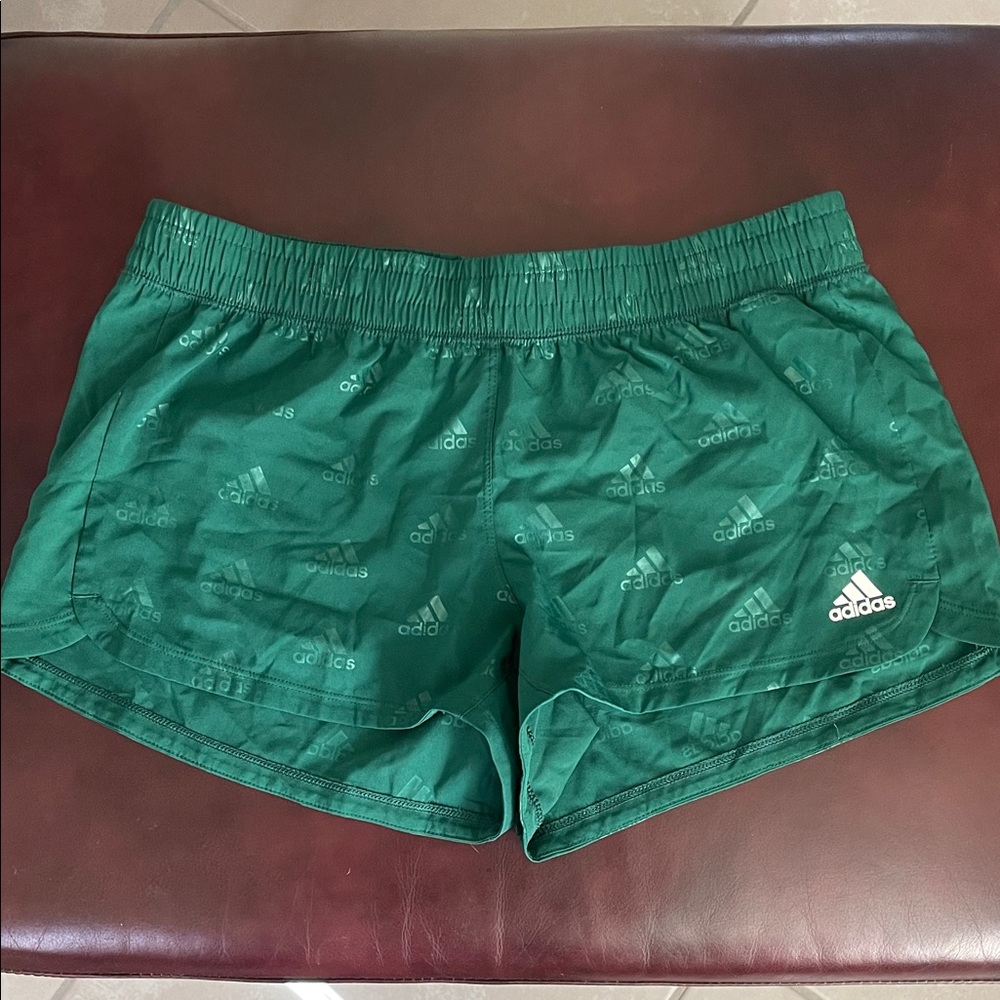 Adidas Women's Athletic Green Shorts